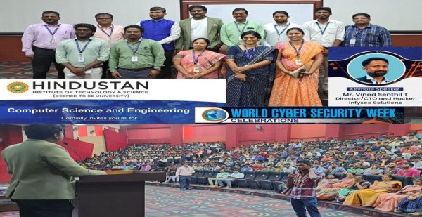 Cyber Security Awareness Talk at HINDUSTAN Institute of Technology &amp; Engineering