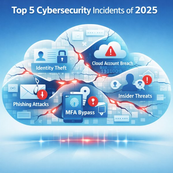 Top 5 Cybersecurity Incidents of 2025