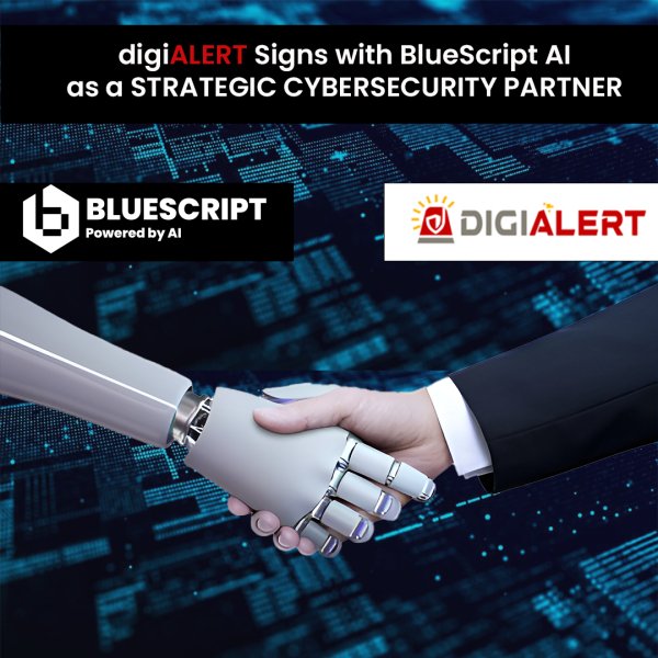 digiALERT Signs with BlueScript AI as a Strategic Cybersecurity Partner