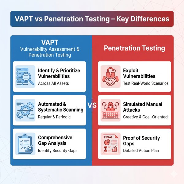 VAPT vs Penetration Testing: What’s the Difference?